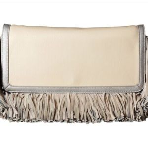Sam Edelman Fringe Clutch / Cross Body Bag